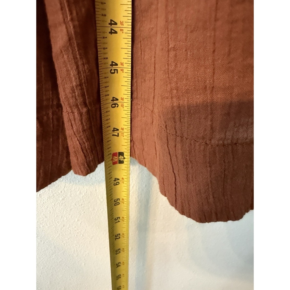 Free People Rust Brown Midi Dress - Picture 9 of 14